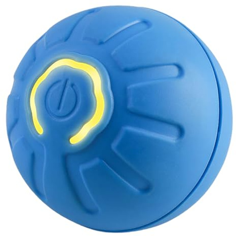 Pelota Interativa para Mascotas,Juguete Interactivo Perros, Juguete Interactivo Gatos, Rodante Automática,Juguete Eléctricos para Gatos y Perros,Juguete con Bateria de 200mAh Recargable