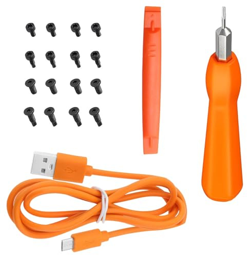 BRITECO Compatible with Ring Doorbell Screwdriver Replacement Charger Cable, Universal Compatibility, compatible with USB Charging Cable for Ring Doorbell Pro/2/3/4, Durable, Fast Charging