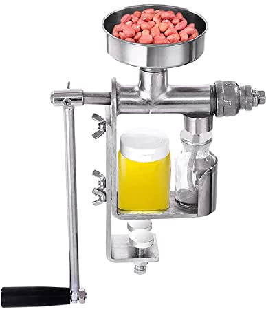 Ölpresse, manuelle Erdnüsse, Sesamsamen, Ölsamen, Desktop-Ölpresse für Aprikosenkern/Walnussnüsse/Pinienkerne usw. - Kleine Ölpresse