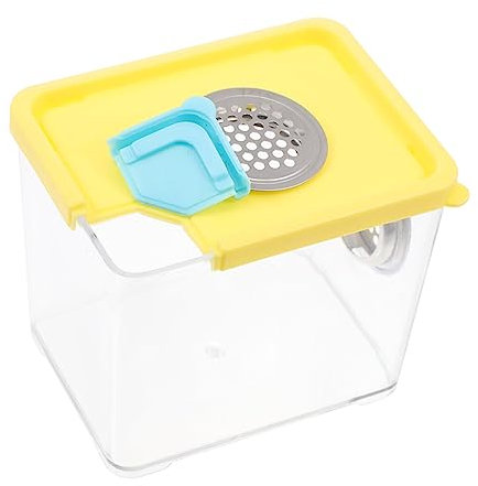 Happyyami Transparente Spinnenfütterungsbox Kunststoff Futterbox Für Kletternde Reptilien Haustier Aufzuchtbehälter Mit Belüftung Für Terrarium Haustiere