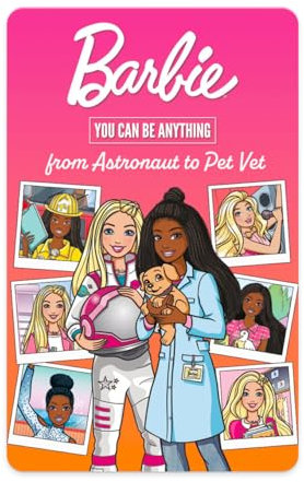 Yoto - Barbie You Can Be Anything: De Astronauta a Veterinaria, audiolibro en inglés para escuchar en la caja de historias para niños Yoto Player y Yoto Mini, aprender inglés para niños de 3 a 7 años.