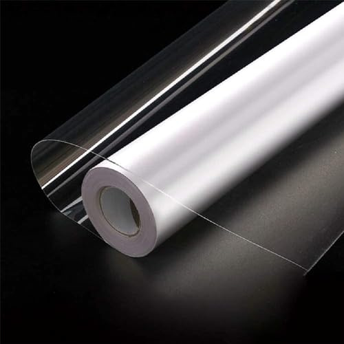 Hode Trasparente Carta Adesiva per Mobili Cucina 60X1000cm, Pellicola Adesiva Pareti Piastrelle Porte RotoloDecorativo Vinile Impermeabile