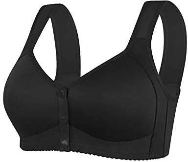 NaLatia Femme Soutien Gorge Post Operatoire Sport Fermeture Devant sans Armature Brassiere Yoga