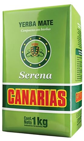HERENCIA GAUCHA | Yerba Mate Canarias Serena, Contiene Melisa, Mburucuyá, Menta, Tilo, Yerba Compuesta, Molienda fina, Paquete x 1 Kg