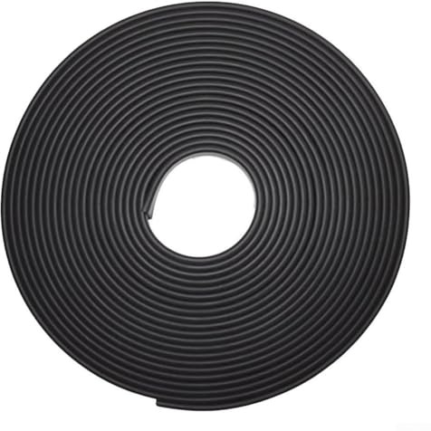Zilimontt Cinta de goma termoplástica en forma de U para muebles, armarios y proyectos de bricolaje, rollo de 5 m, protector de bordes flexible para madera contrachapada, MDF, madera, metal (40 mm)