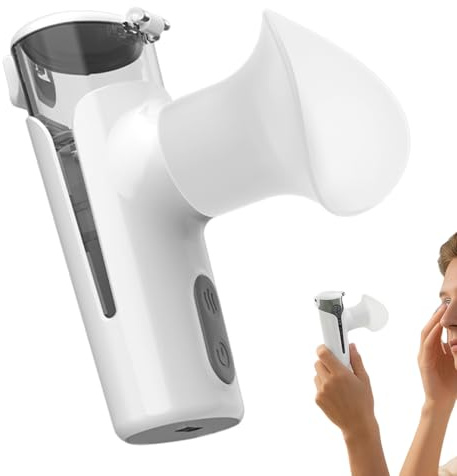Dampf Augennebler | Tragbarer Steamer mit 3 Stufen beheizt, USB-Aufladung, feuchtigkeitsspendend, Augenpflege, für Müdigkeit, Reizung, Trockenheit, Zuhause, Reisen, Büros