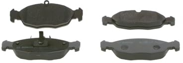 Bosch BP508 - Auto Bremsbeläge vorne - Bosch-Qualität - für leises Bremsen mit wenig Staub - ECE-R90 zertifiziert - kupferfrei - 1 Set mit 4 Bremsbelägen