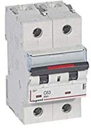 Disjoncteur DX³ 36kA - 2P 230V~ à 400V~ - 63A - courbe C - 3 modules