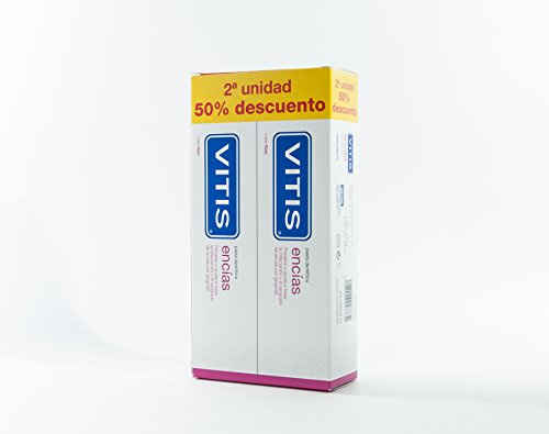 dentaid Vitis Pasta dentale doppia per gengive, 2 x 150 ml