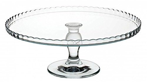 Pasabahce, Patisserie, 95117 ”alto”, Piatto con base per torta, dolci, cupcake, diametro 32,2 cm