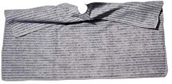 HEVA Serpillière Microfibre 40x60cm x 2 Pièces avec Velcro Gris