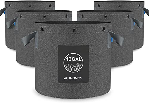AC Infinity Stofftöpfe 37,9 Liter – 5er-Pack hochbelastbar