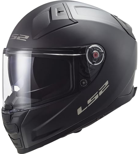 LS2, Integraler Motorradhelm Vector II Matt Black, XXS | Beschlaghemmend