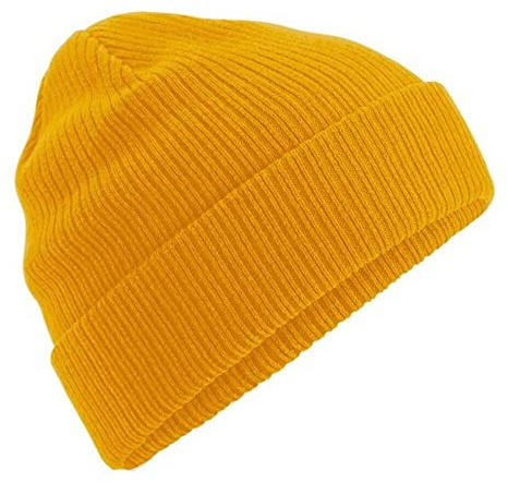 Beechfield B50N Organic Cotton Beanie - Mustard