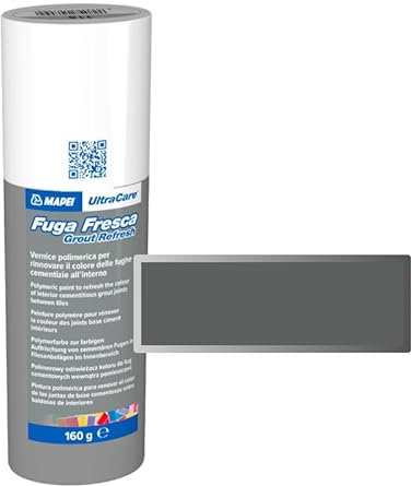 MAPEI Ultracare FUGA FRESCA 174 Tornado Polymerlack zur Renovierung der Farbe der Betonfugen, Grout Refresh Flasche 160 g.