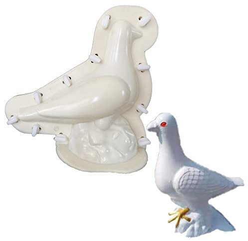 Betonstatuenform, Zementformen für Tiere, Beton-Gartenstatuenform für Gartendekoration, EAIVENY einzigartige Betonform (Vogel)
