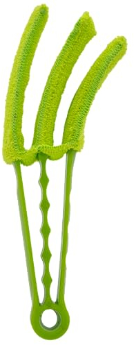 Errecom Brosse de nettoyage des buses d'aération climatiseurs avec manches en microfibre