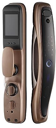 HAvern Smart Lock WiFi Biometric Fingerprint On Both Sides Electronic External Door Lock And Tuya Application TTlock Smart Lock Visual Cat Eye