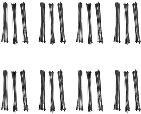 Clyictz 288Pcs Scroll Saw Blades 127mm Carbon Steel Fretsaw Blades with Pin 15/18/24 Teeth Standard Fine Cut Saw Blades