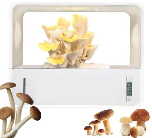 Tente de Culture de Champignons, boîte de Culture de Champignons d'intérieur, réglage de la température et de l'humidité, 3 Couleurs de lumière, kit de Culture de Champignons Intelligent