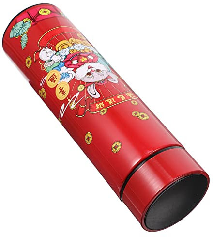 Cabilock Edelstahl Trinkflasche Isoliert Vakuumisolierter Wasserbecher Mit Hasenmotiv Hält Getränke Warm Oder Kalt Für Camping Und Outdooraktivitäten