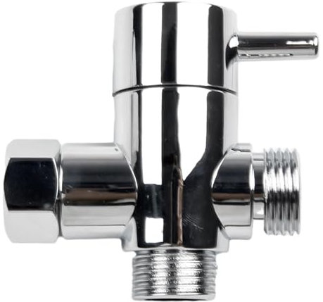 Deviatore Doccia 3 Vie Adattatore a T a 3 vie per vasca da bagno, bidet, soffione doccia, deviatore, convertitore ABS, connettore per irrigatore portatile da 1/2 pollice