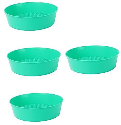 Toyvian 3 Ensembles Lot de Tamis De Jardinage Durables pour Compost Et Granulés Outils De Jardin Polyvalents pour Terre Et Efficacité 4 Pièces * 3