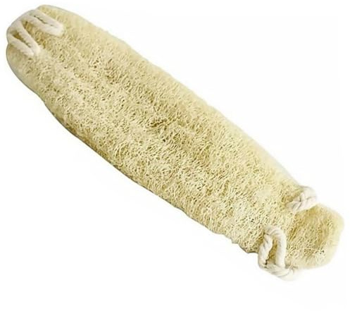 Esponja de Lufa Natural para Espalda y Pecho, Beige | Lufa Natural, Masaje y Durabilidad, Acabado Fino, Fácil de Colgar, para Hombres y Mujeres
