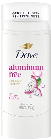 Dove Deodorant Stick Dragon Fruit Fizz for 72 Hour Odor Protection Aluminum Free 2.4 oz