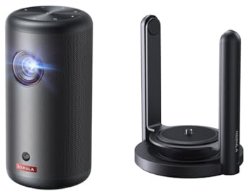 Nebula Capsule 3 Mini proyector portátil 1080p & Soporte de cardán de cápsula (Lote)