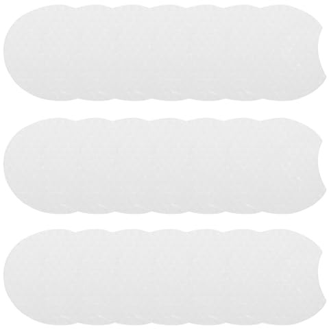 BEBEMOKO Pad Struccante Semicerchio Non Tessuto Bianco, 600 Pezzi, Spessore Extra, Effetto Idratante e Rimozione Impurità per Pulizia Viso Femminile