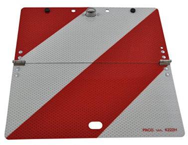 Signum Parkwarntafel Nachtparktafel klappbar 285x285 Links f. Anhänger
