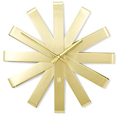 Umbra 118070-104 Clock, Brass,