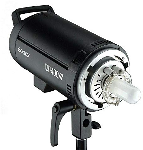 Godox DP400III Professioneller Studioblitz 1s Recyclingzeit GN65 5600k 400Ws Bowens Mount 150W Einstelllampe (DP400III)