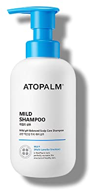 ATOPALM Mildes Shampoo 200ml, tränenfrei für Babys, Biotin für trockene Kopfhaut, frei von Parabenen und Mineralölen, pH-ausgleichend, pflegend, feuchtigkeitsspendend, MLE