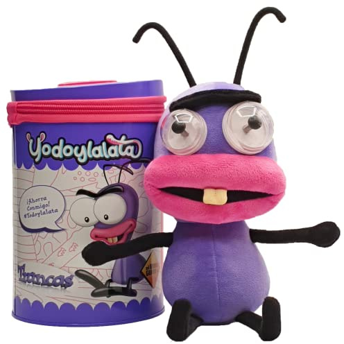 Wallatoys - Trancas EL Ameisenhaufen Yodoylalata Plüschtier - Inklusive Dose/Sonora-Spardose - Kein Zusammenbau erforderlich - Ab 3 Jahren - Maße 20 x 13,5 x 13,5 cm