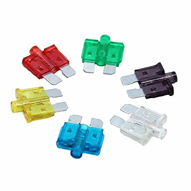 10 -pcs mittelgroße Autosicherung mit Lampeneinsätzen,40A