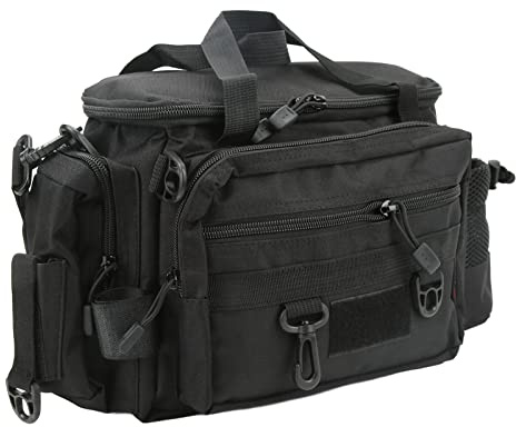 SUNGOOYUE Angeltasche, Wasserdicht, 23 L, Große Kapazität, 15 Kg Traglast, Multifunktionale Angelausrüstungstasche für Männer