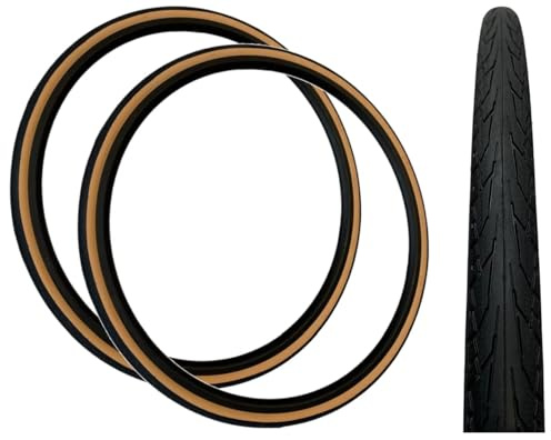 Baldys 700 x 28c Road/Racing Bike Tyres TAN WALL (PACK OF 2)