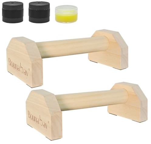 Parallettes Bars, Push Up Stands for Handstands, Planche Dips, Calisthenics, Strength Training Parallel Bars