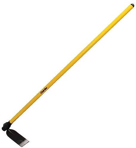 La zappa Azada herramienta agrícola para trabajar el suelo con mango de fibra de vidrio (130 cm 400 gr)