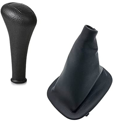 Schaltkopf Für Für Benz C E S Klasse W124 S124 W126 E190 W190 W201 W202 W123 W140 W463 Schaltknauf Hebel Shifter Boot Cover Case Schaltknaufkopf (Size : 5 Speed Combo)