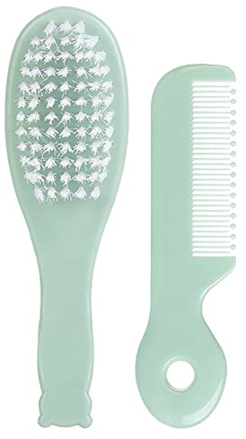 Baby-Haarbürste, Haarkamm-Set, Kleinkinder, Badebürste für Neugeborene, Kopfmassagegerät, Bürste, Säuglings-Haarpflege, Kamm, Badebürste