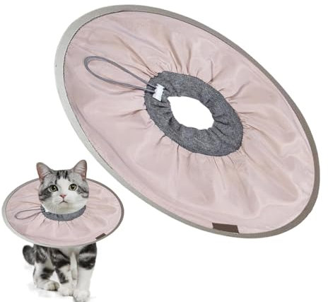 Erconsso Genesungshalsband für Katzen,Comfy Kitten Cone - Schutzkatzennhaltekegel - Verstellbares Katzenhalsband, Leichter Kegel, damit Hunde Nicht mehr lecken und kratzen