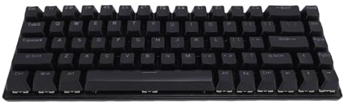 LICAEVEY Tragbare 60% Mechanische Gaming -Tastatur, 68 Kabelgebundene Mechanische Tastatur, Ergonomische Gaming -Tastatur mit RGB Backlight Blue Switch für Siege Laptops und PC -Spieler (Black)