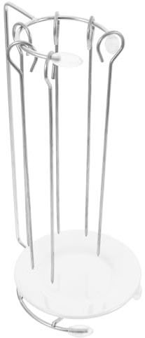 STOBAZA Support Pour Brochettes Suspendu Acier Inoxydable Avec Aiguilles Pour Barbecue Support Pour Grillades Et Kebabs