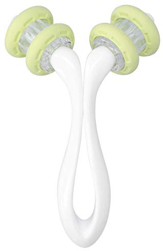 Aumotop Rullo Massaggiante Rassodante, Lifting, Dimagrante per la Vita delle Gambe - Doppio Rullo Tipo V per Modellare e Rilassare il Corpo - Materiale ABS, Uomini e Donne