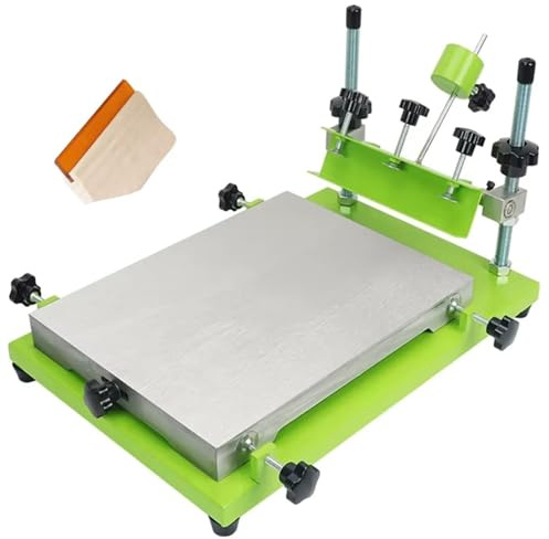 Manuellt platt skärmtryckbord för glas med hög precision, plast och träkonstprojekt, perfekt för hantverk med skrapa, perfekt för proffs och hobbyister