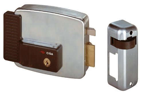 Serratura Elettrica da Applicare Cisa Art. 11721 Misura 70 mm Verso Dx Con Tetto