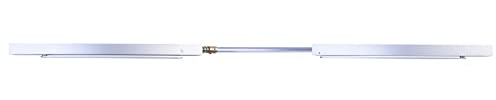 Tesa Assa Abloy GD2XSCPL Guía Deslizante de embutir, puertas de doble hoja, selector de cierre, Plata